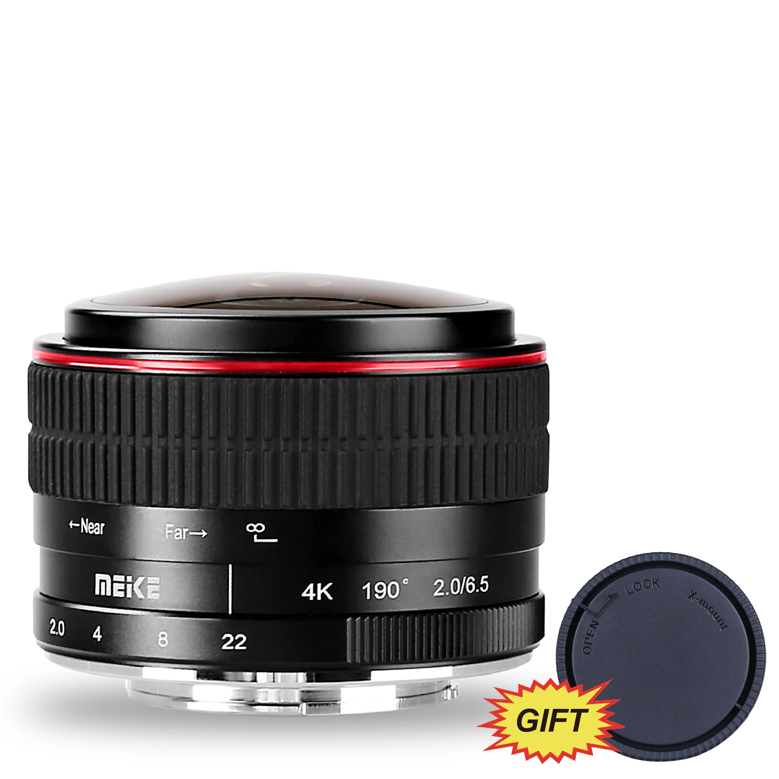 

MEIKE MK-6.5mm F2.0 Fisheye Lens For Fujifilm X-Mount Camera X-Pro1 X-Pro2 X-E1 X-M1 X-A1 X-E2 X-T1 X-A2 X-T10 X-E2s X-T2+Gift