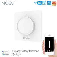 new wifi smart rotary light dimmer switch brightness memory smart lifetuya app remote control works with alexa google eu