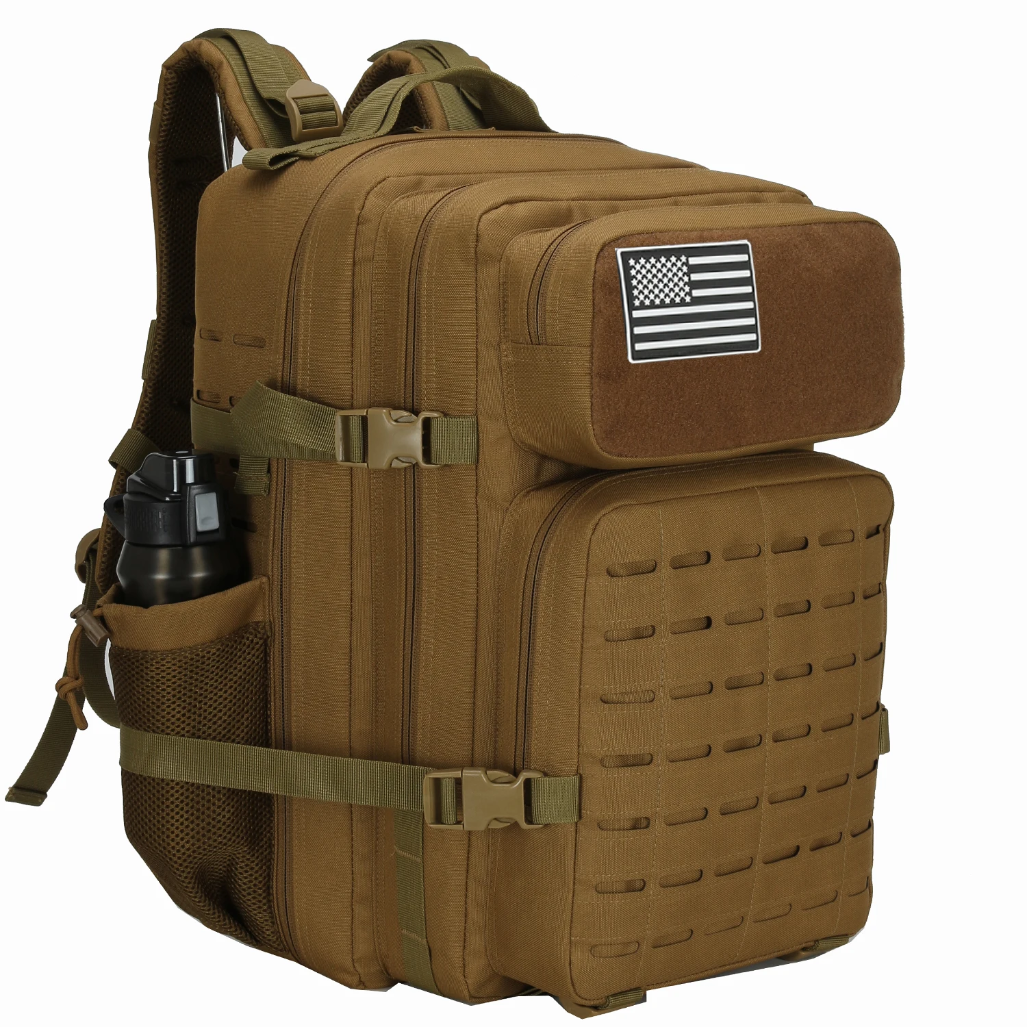 45L 600D Nylon Waterproof Trekking Fishing Hunting Bag Backpack Outdoor Military Rucksacks Tactical Sports Camping Hiking