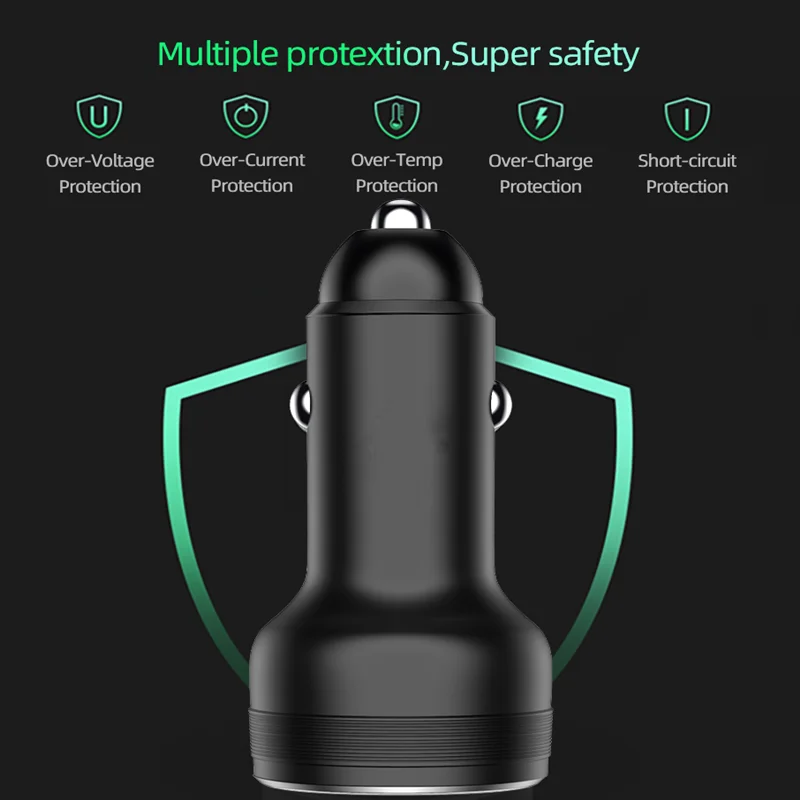 Автомобильное зарядное устройство SUPERVOOC 2 0 65 Вт кабель Type-C для быстрой зарядки