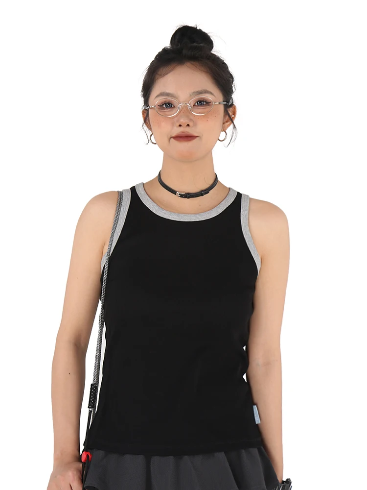 Оригинальная новинка 2024 летняя новая американская майка Gyaru для отдыха женская