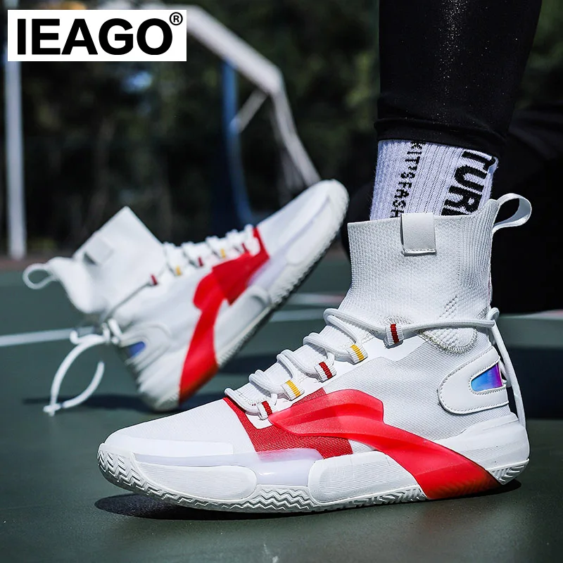 

Оригинальные высококачественные баскетбольные кроссовки IEAGO с шипами, Нескользящие кроссовки для бега для мужчин и женщин, обувь для тренировок в тренажерном зале и на открытом воздухе