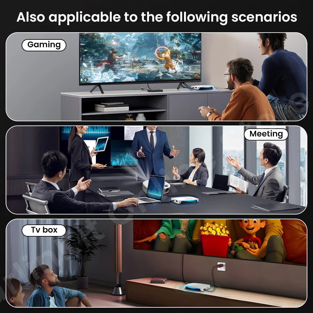 Carlinkit Android 13 Ai Box SDM660 UHD CarPlay Auto Беспроводной выход HDMI Поддержка Netflix YouTube IPTV HBO Max Disney+