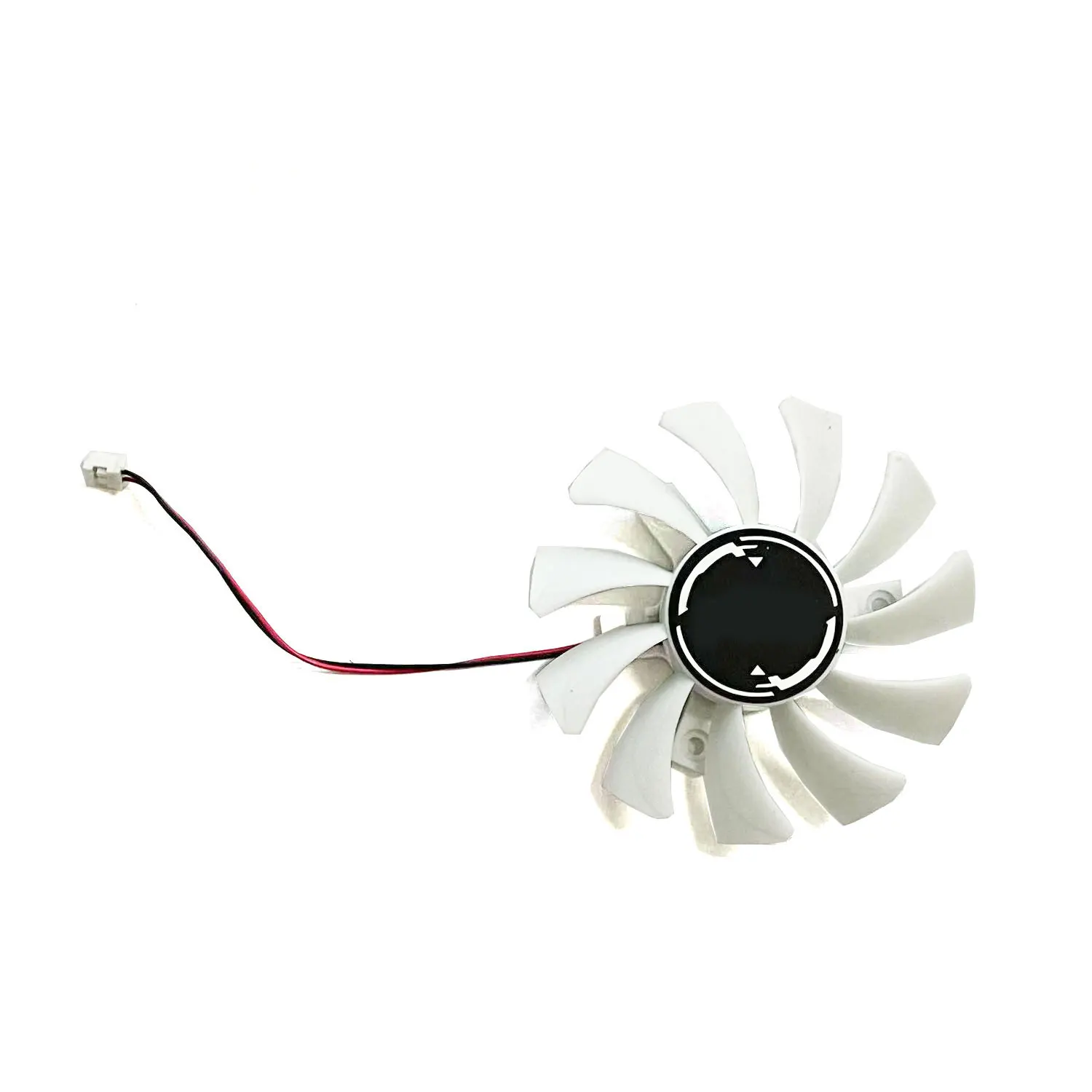 Совершенно новый 75 мм 2 контакта Φ DC 12V 0.5A подходит для видеокарты MSI GeForrce GT 730 N730 N750