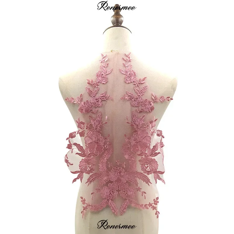 Сетчатый вышитый воротник из полиэстера