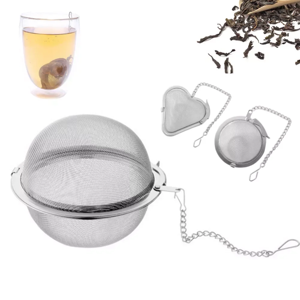 

2022New Steel Tea Infuser Teapot Tray Spice Tea Strainer Herbal Filter Teaware Accessories Kitchen Tools tea infuser Tea
