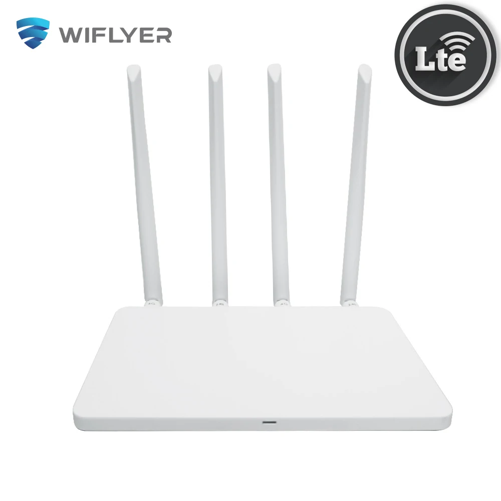 

Wiflyer 4G модем маршрутизатор 1200 Мбит/с LTE Беспроводные Wi-Fi роутеры Двухдиапазонные SIM-карты точка доступа к Интернету 4 антенны с высоким коэффи...