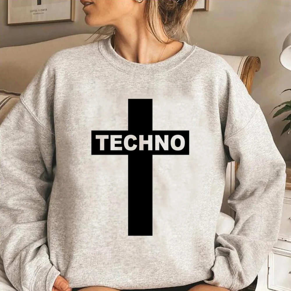 

Techno hoodies women sweat y2k 2023 Kawaii aesthetic Hood tracksuit female japanese clothing