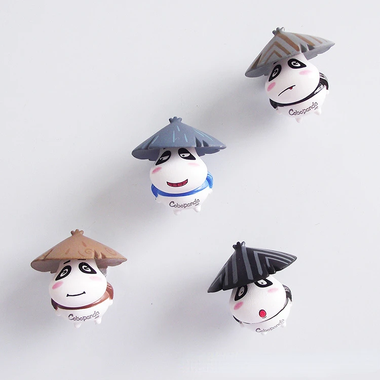 Креативные 3D Мультяшные коровы магнитные наклейки для доски объявлений милые