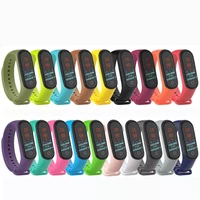 strap for xiaomi mi band 4 3 replacement strap sport silicone strap wristband bracelet colorful miband 3 4 replacement strap