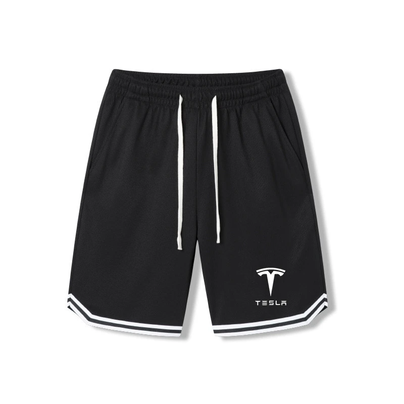 

Мужские повседневные шорты, летние спортивные быстросохнущие трендовые брюки Tesla для бега, фитнеса, баскетбольных тренировок