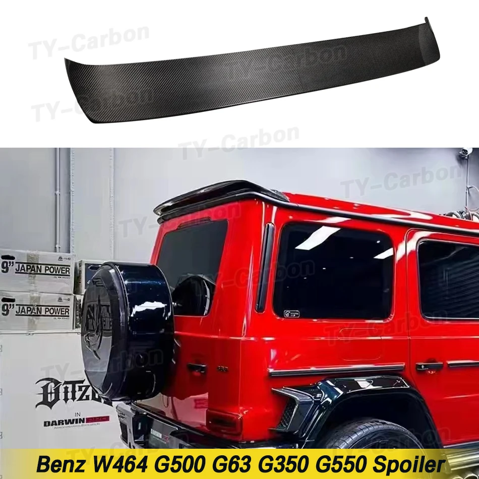 

High Quality Real Carbon Fiber Spoiler For Benz G-CLASS W464 G500 G550 G63 G350 2019-2022 Wing Lip Spoilers MANSORYS Style