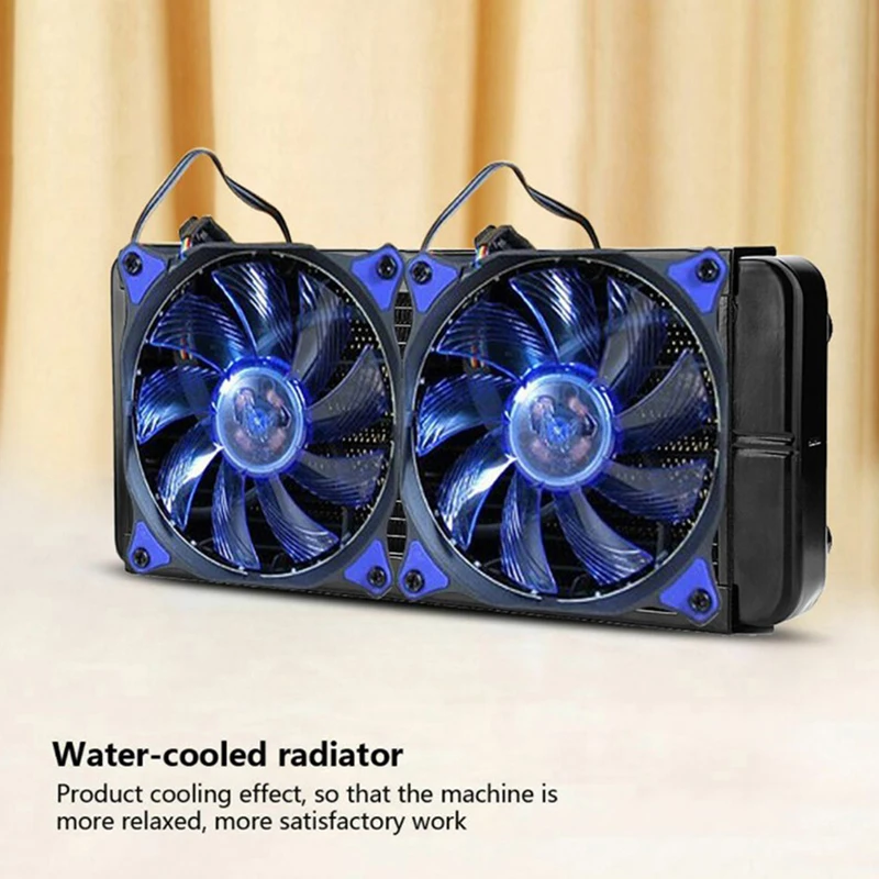 

120mm Aluminum Computer Radiator Water Cooler Cooling For Heatsink Exchanger