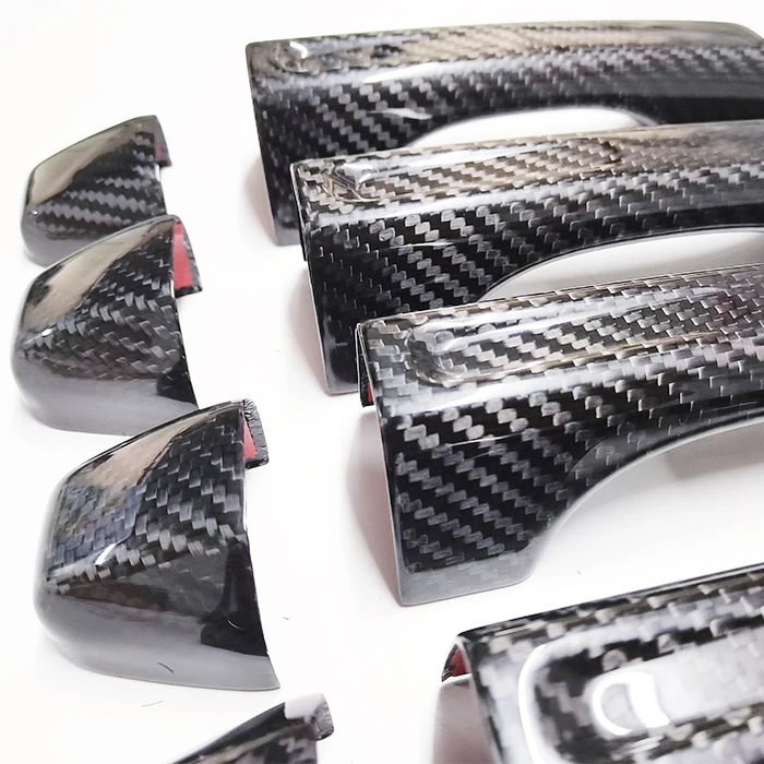Крышка дверной ручки из углеродного волокна для JEEP Wrangler JK аксессуары JL 4x4