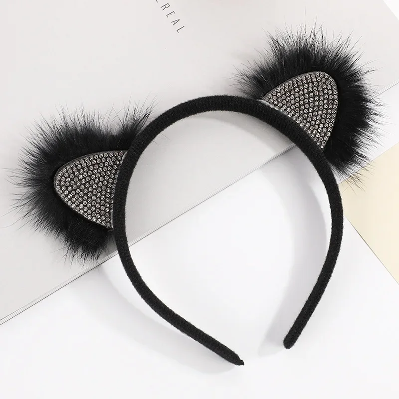 Женская Блестящая лента для волос с перьями вечеринки дня рождения свадьбы