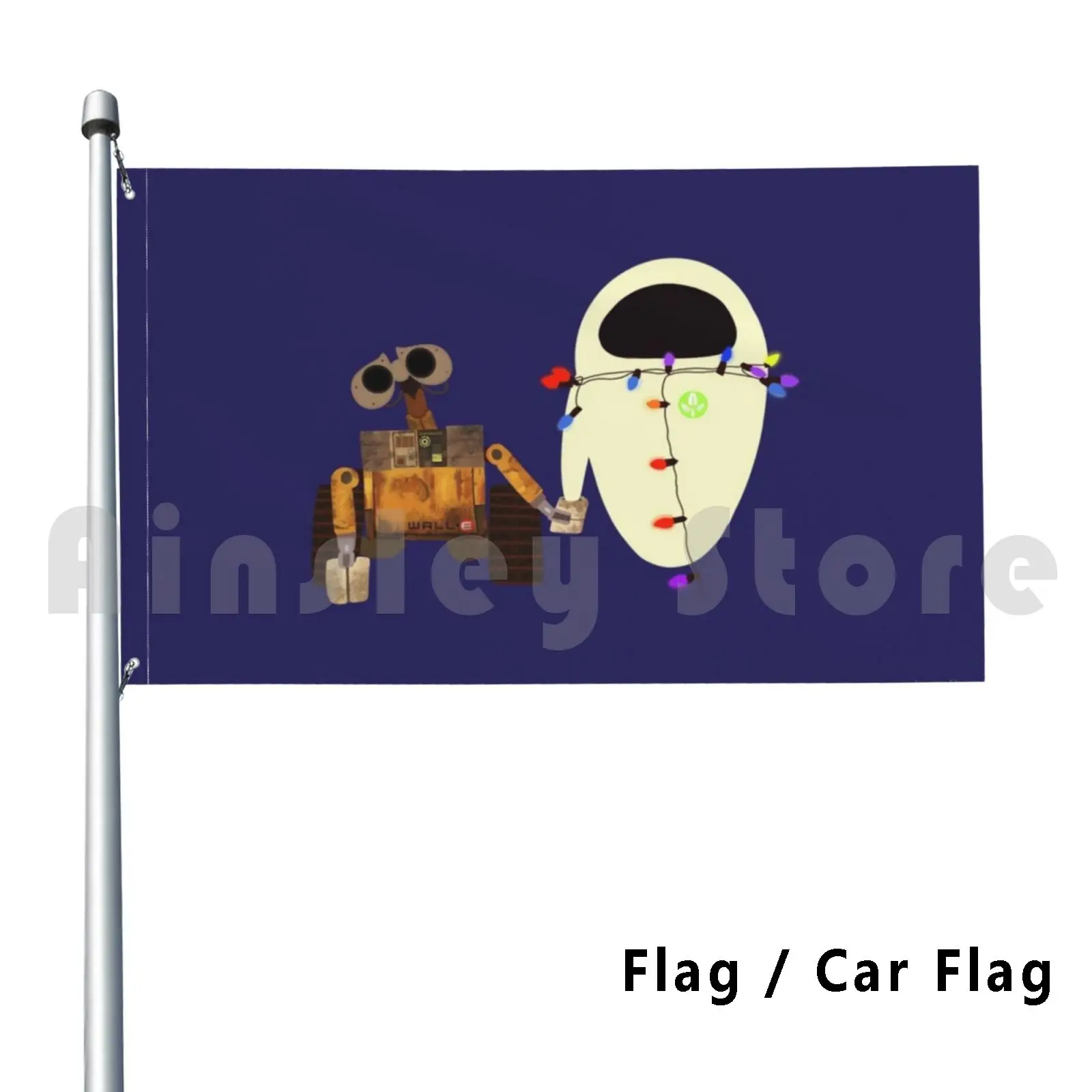 

And Eve Outdoor Decor Flag Car Flag Eve Pixar And Eve Walle World Walt Wdw