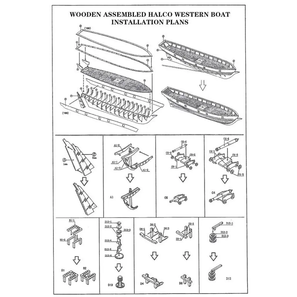Деревянная модель парусника в сборе сделай сам парусная лодка Halcon парусной лодки