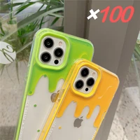 luxury cream color case for iphone 13 pro max x xs 7 8 plus xr xs max 12 13 mini pc frame shockproof tpu back cover fundas 10pcs