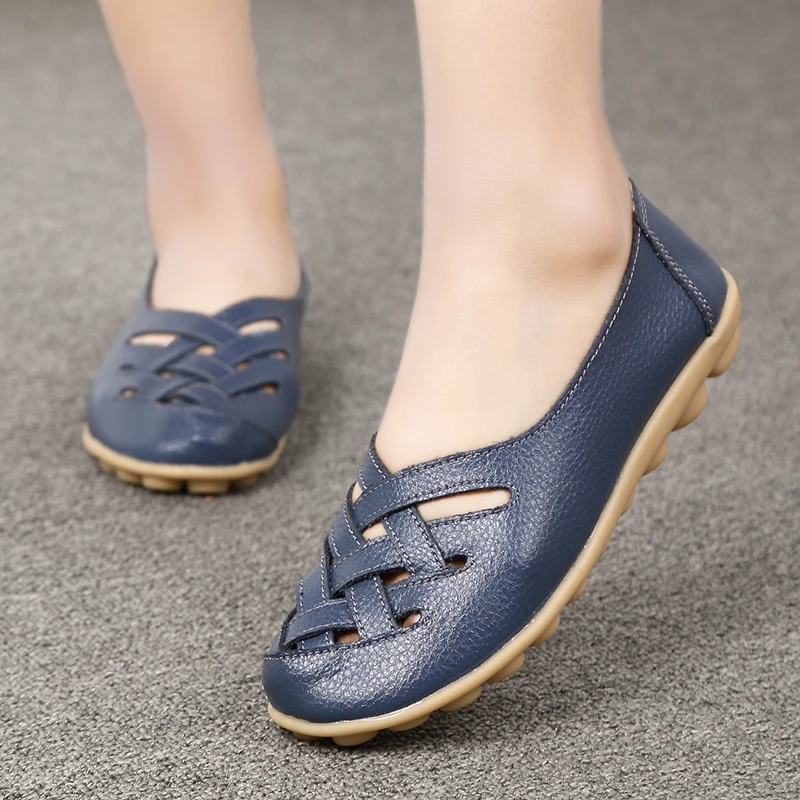 Женские балетки из искусственной кожи