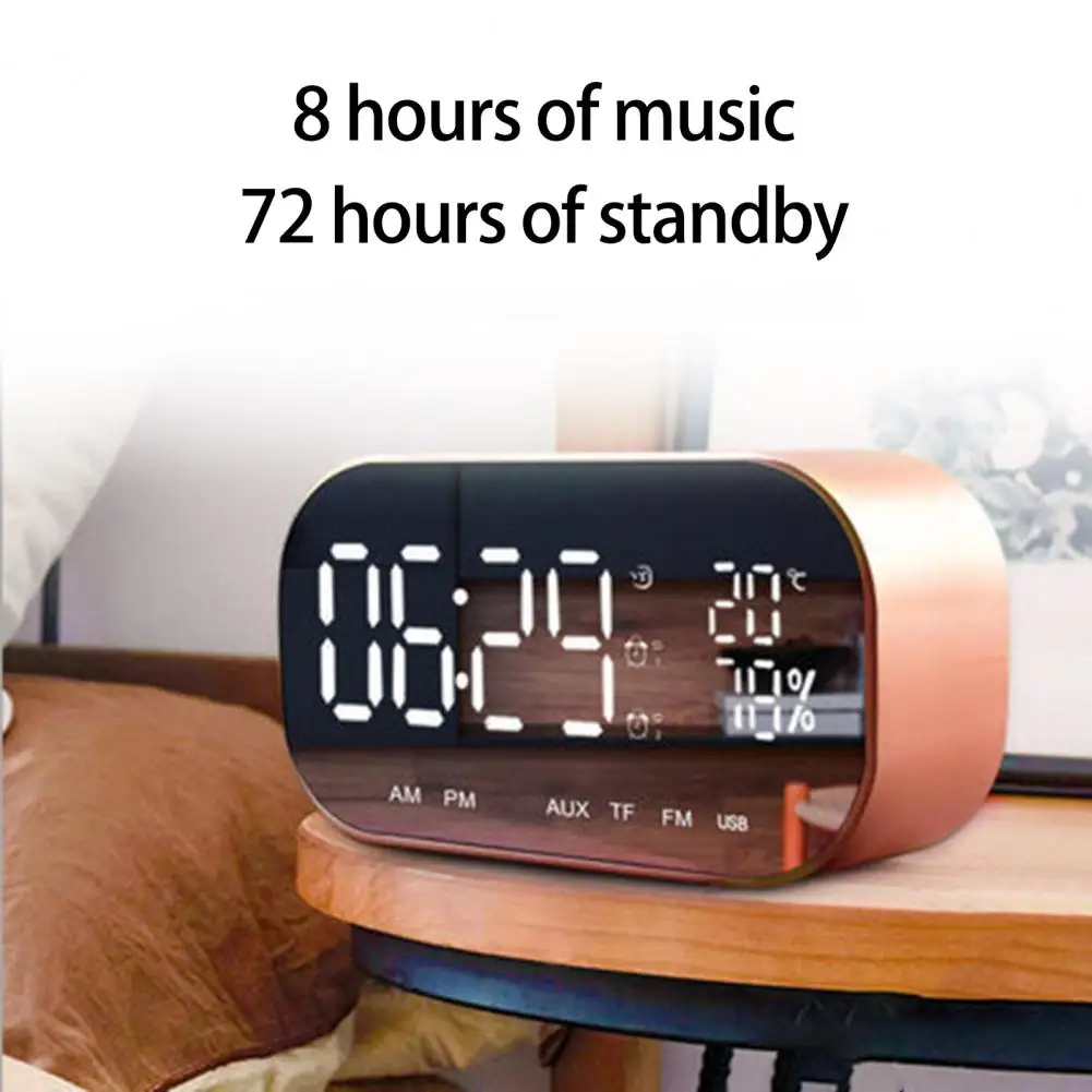 

Wireless Speaker Practical Surround Sound Effect 3W*2 FM Radio Quick Transmission Wireless Speaker Household Accessory