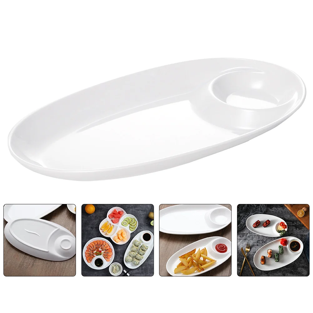 

Plate Serving Plates Dish Dinner Sushi Tray Snacks Bowl Platter Porcelain Sauce Snack Ceramic Dipping Seasoning