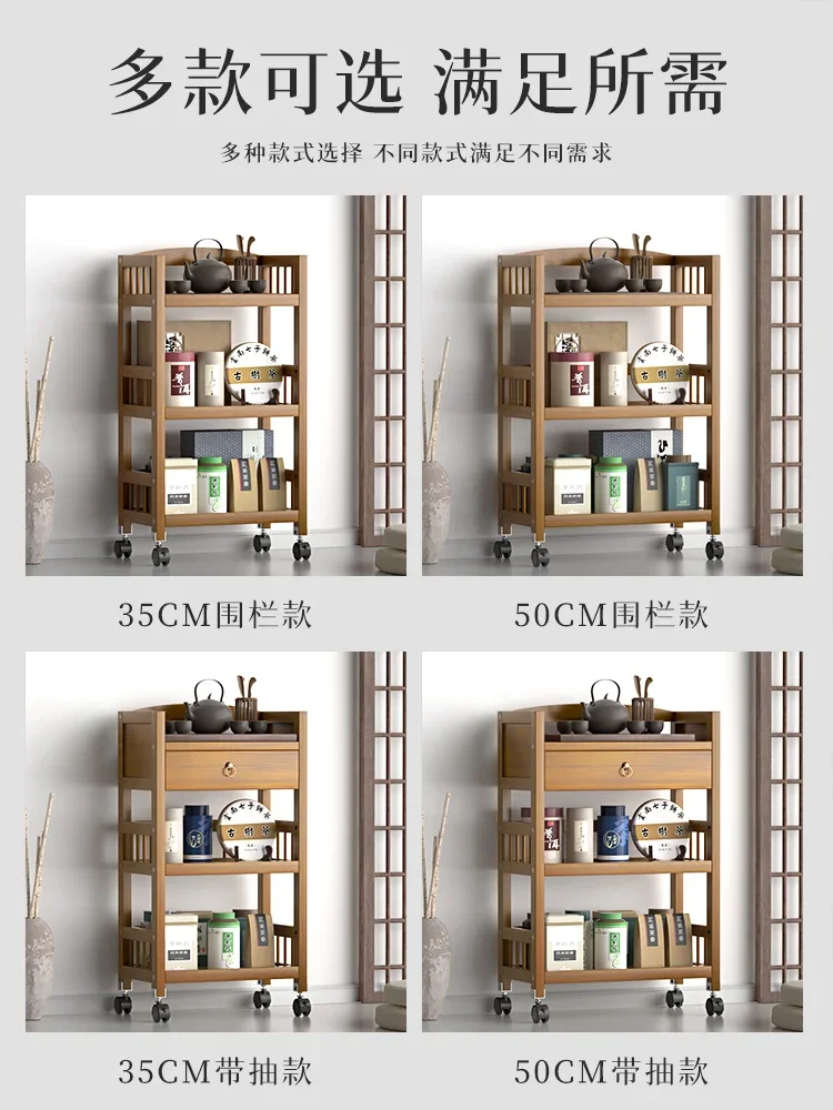 Книжная полка напольный шкив твердая древесина домашнее настольное хранилище