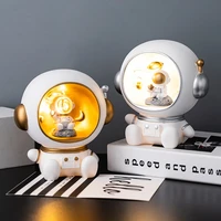 creative astronaut night light decoration spaceman piggy bank bedroom bedside desktop decoration cute children birthday gift