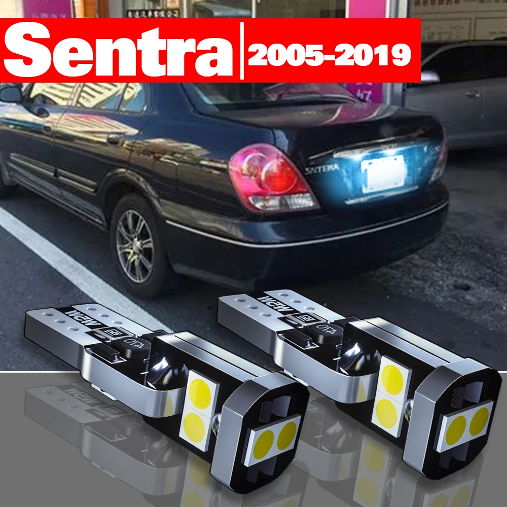 

For Nissan Sentra 2005-2019 Accessories 2pcs LED License Plate Light 2007 2008 2009 2010 2011 2012 2013 2014 2015 2016 2017 2018