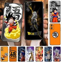 anime dragon ball phone case for xiaomi redmi 11 lite pro ultra 10 9 8 mix 4 fold 10t black cover silicone back prett