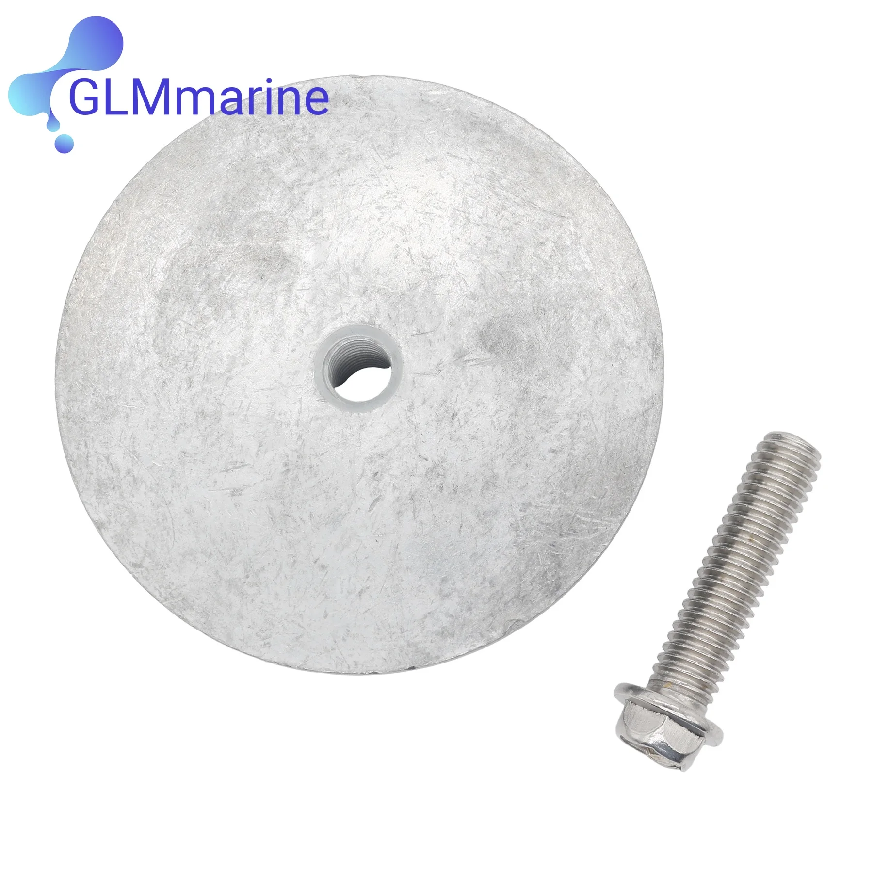 Алюминиевая анодная пластина из цинка с крепежным болтом 76214Q5 для Mercury MerCruiser Alpha 1
