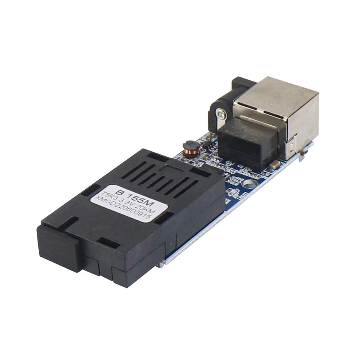 

5Pairs Mini Fiber Optical Media Converter 10/100Mbps Single Mode Single 20Km Fiber SC Port Fiber Switch