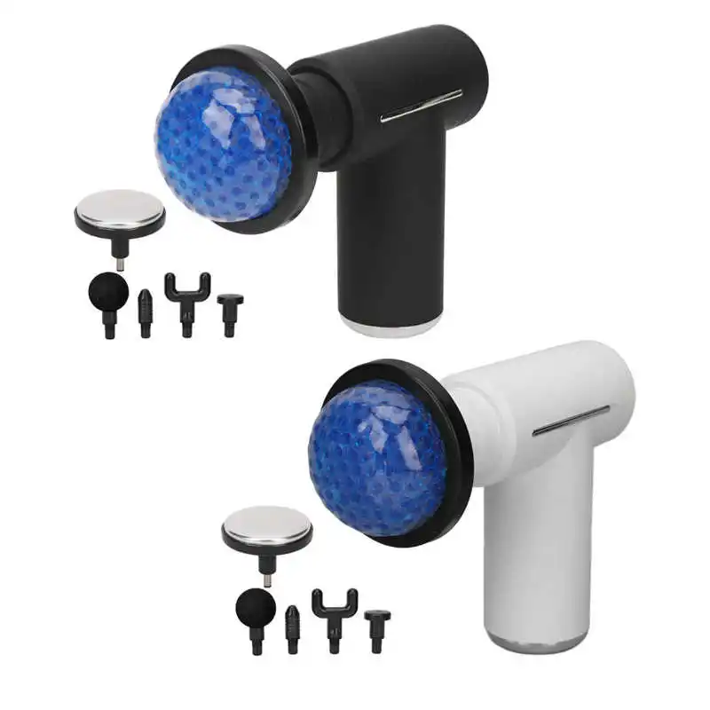 

Электрический массажер для мышц, ручной портативный перкуссионный глубокий массажер тканей, эргономичный Регулируемый для расслабления, для дома