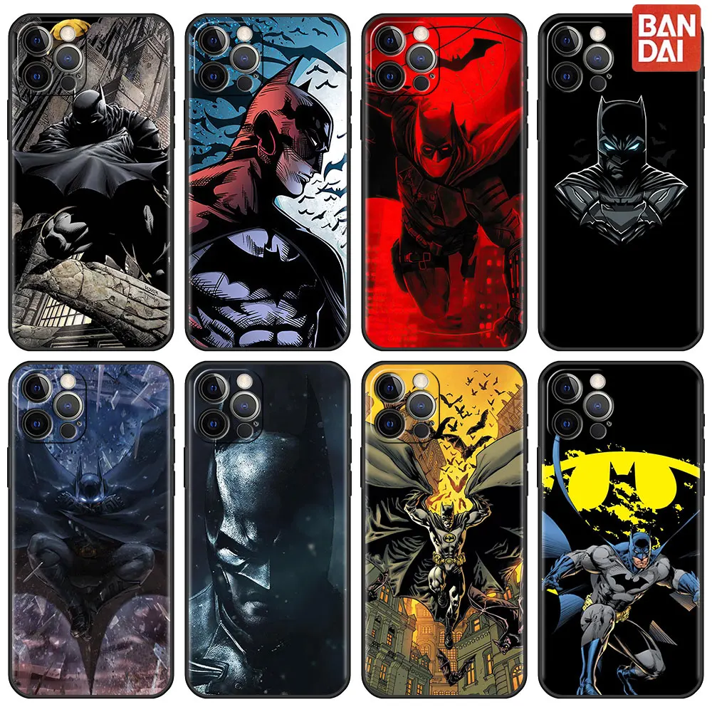 

Cool Batman Movies For iPhone 13 Pro Max 12 Mini 11 Phone Case Soft Cover For Apple XR SE 2020 X XS 7 8 Plus 6 6S 5 5S Shell Sac