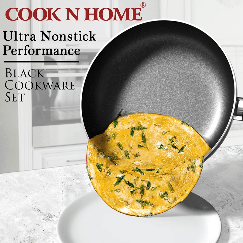 

Aluminum Non-Stick Soft Handle Cookware Set