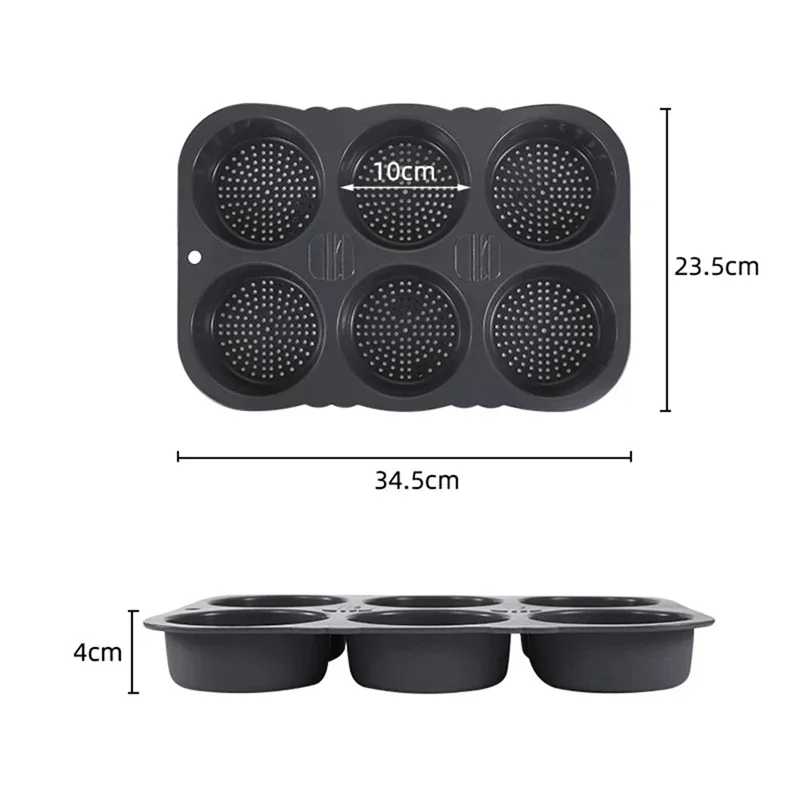 

Силиконовая форма для выпечки гамбургеров