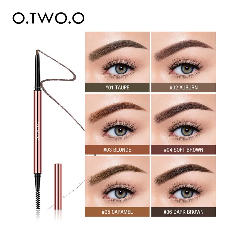 

1PCUltra Fine Triangle Eyebrow Pencil Precise Brow Definer Long Lasting Waterproof Blonde Brown Eye Brow Makeup 6 Colors Eyebrow