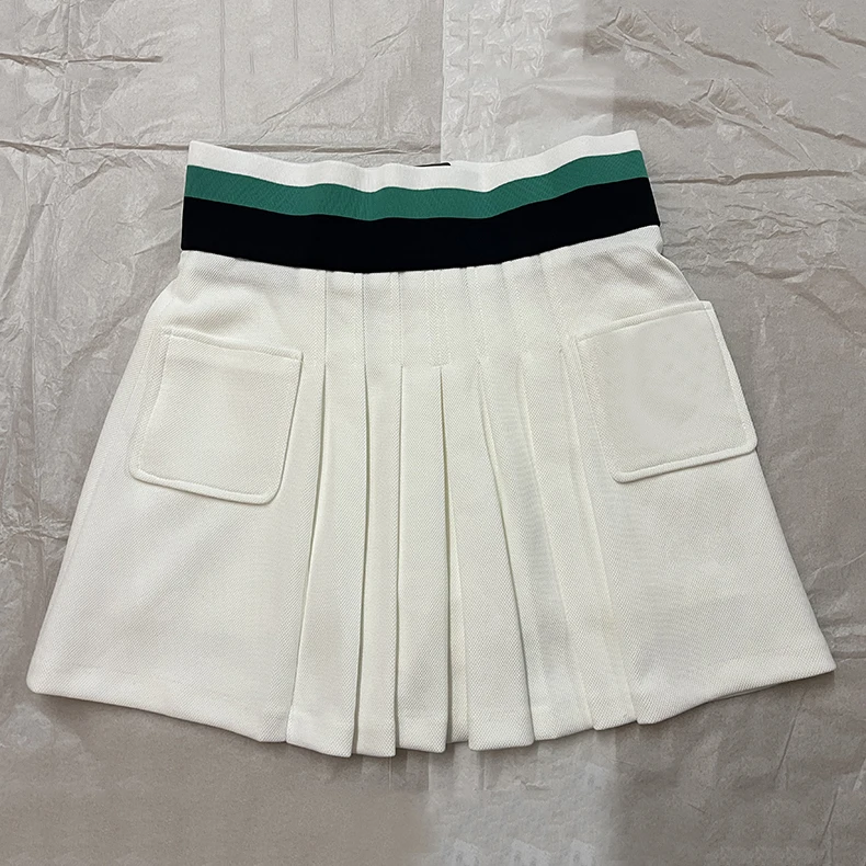

Одежда для гольфа 2023, женская новая спортивная модная универсальная короткая юбка, облегающая плиссированная юбка, подходящая ко всему