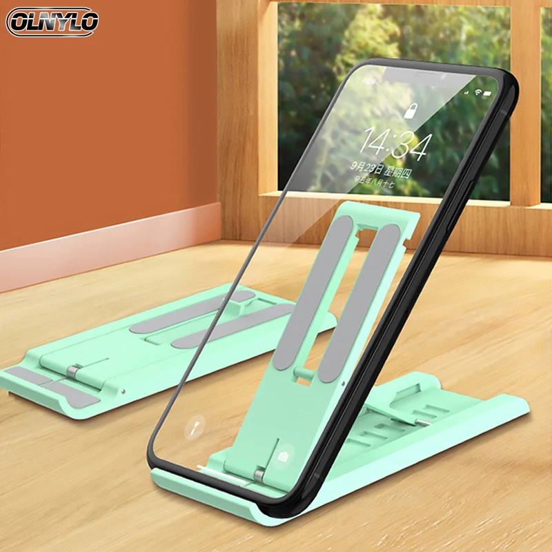 

Phone Holder Foldable Phone Stand Desk Stand For Cell Phone Xiaomi iPhone Huawei Mobile Phone Support Universal Telephone Holder