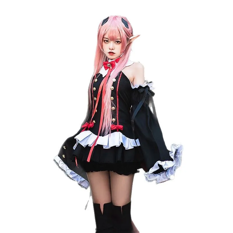 Костюм для косплея Крул Тепес из аниме «Серафим» (Owari no Seraph), платье вампирши-ведьмы в стиле Лолиты, наряд для Хэллоуина и карнавала (art.: 3920da5e449fb) - 3920da5e449fb