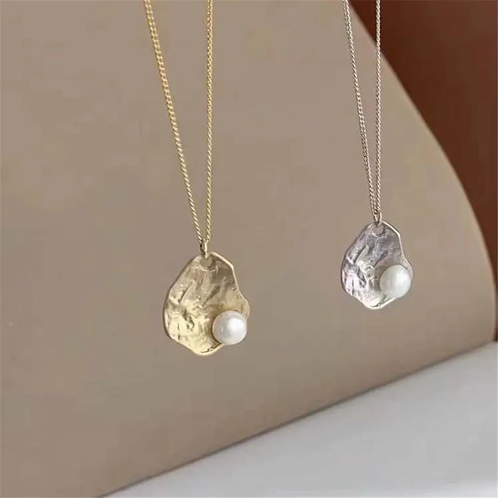 

Wholesale Silver Plated Pearl Pendant Base Accessories Types Creative Pendant for Women DIY Pearl jewelry Gifts