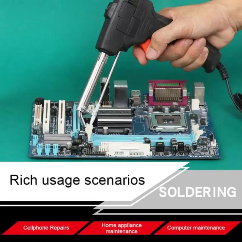 Электрический паяльник ЕС 60 Вт автоматическая отправка оловянного пистолета 220 В