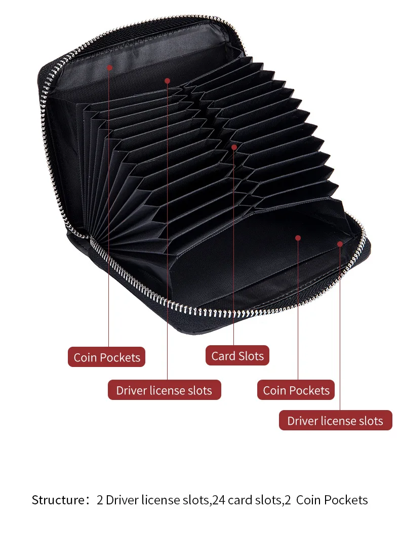 Men and women leather organ card holder Leisure anti-theft rfid passport cover bag Trendy multi-card soft wallet men | Багаж и сумки