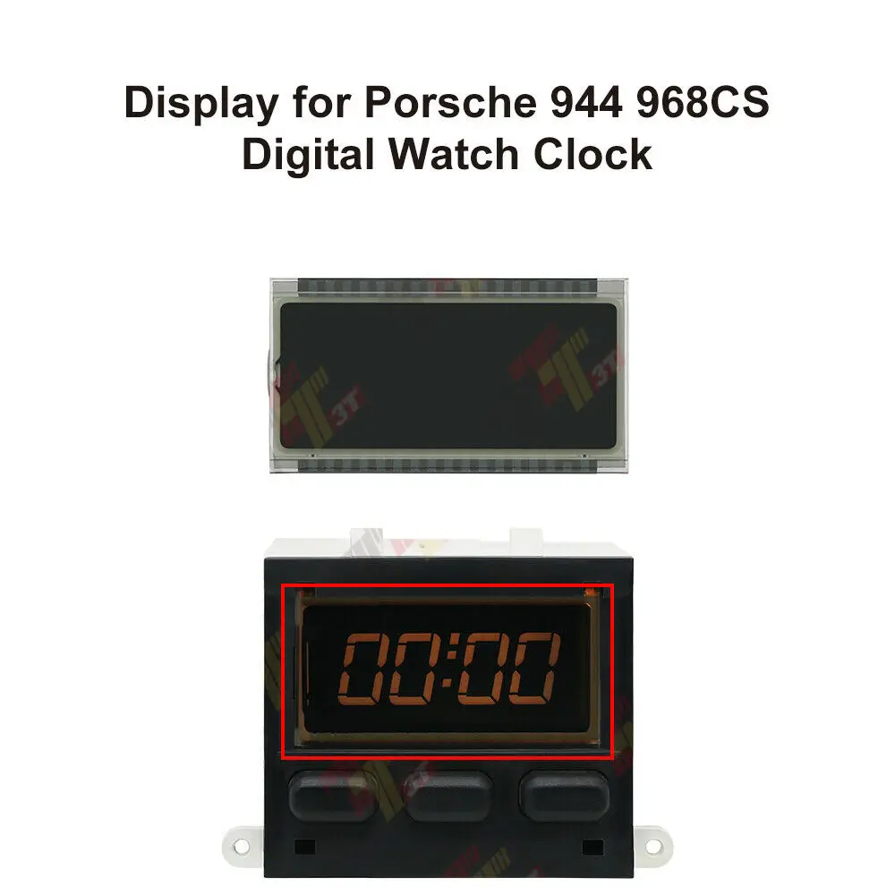 Фото ЖК-дисплей на приборной панели для цифровых часов Porsche 944 968 CS №2