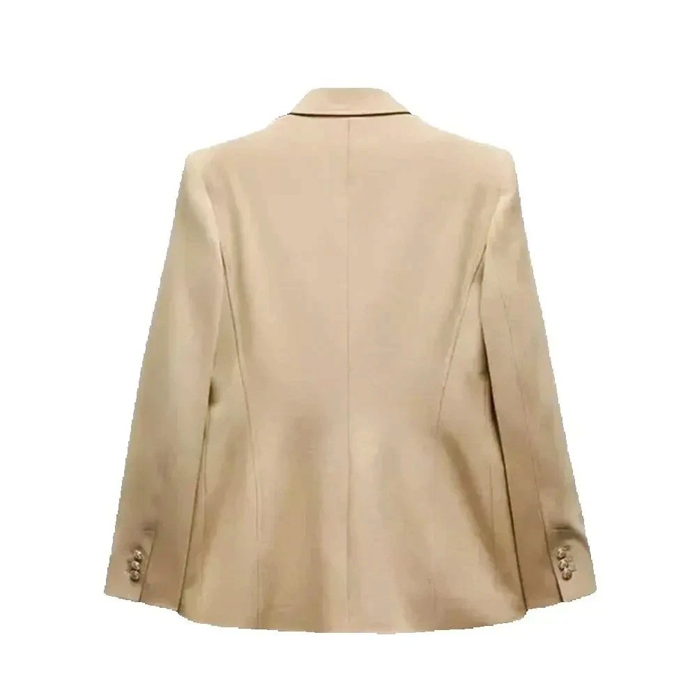 Новинка женская одежда RZRA2024 на осень и зиму приталенный жакет с длинными