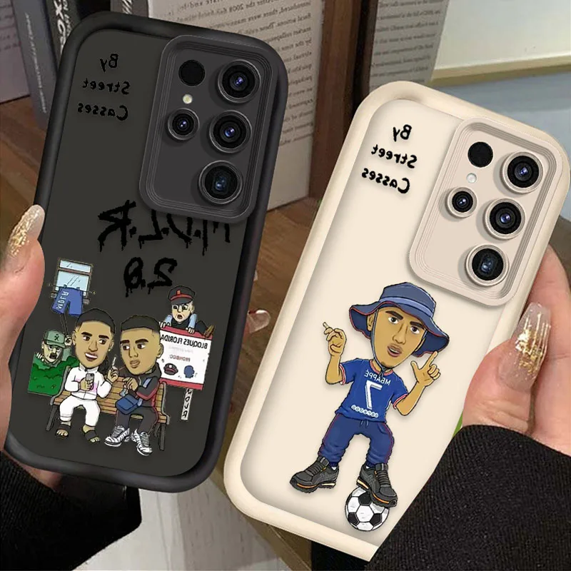 Фото Чехол M-Morad MDLR Rapper для Samsung Galaxy S23 S24 S25 Ultra S22 S21 Plus FE A36 A56 A26 A16 A06 A15 A25 A35 A55 5G Soft Cover №1
