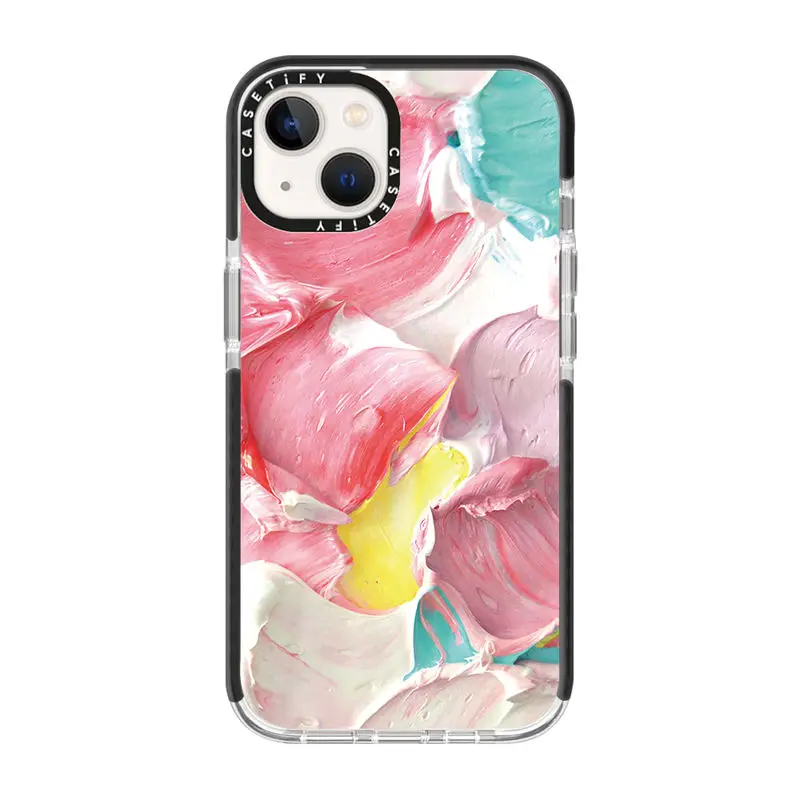 

CASETIFY Watercolor Painting TPU Cases For IPhone 14 13 12 11 Pro Max XR XS XS Max 7P 14 Plus Anti-drop Soft Clear Cover D0426