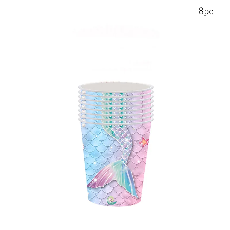 

Розовая рыбья чешуя, тема русалки, одноразовая скатерть, бумажная тарелка, украшение для дня рождения для девочек, украшения для вечеринки под морем