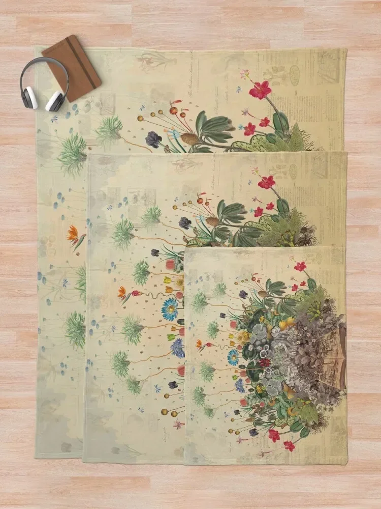 Фантастическое Ботаническое одеяло декоративные диваны роскошные брендовые