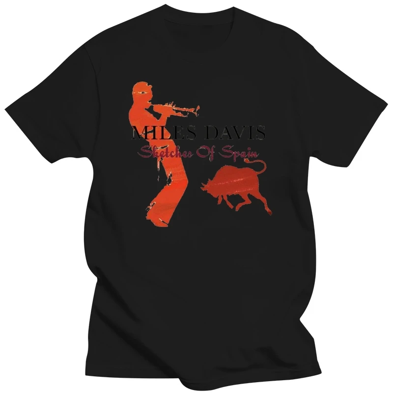 

Miles Davis Sketches Of Spain Men Relaxed Fit Cotton Round Neck T-Shirt