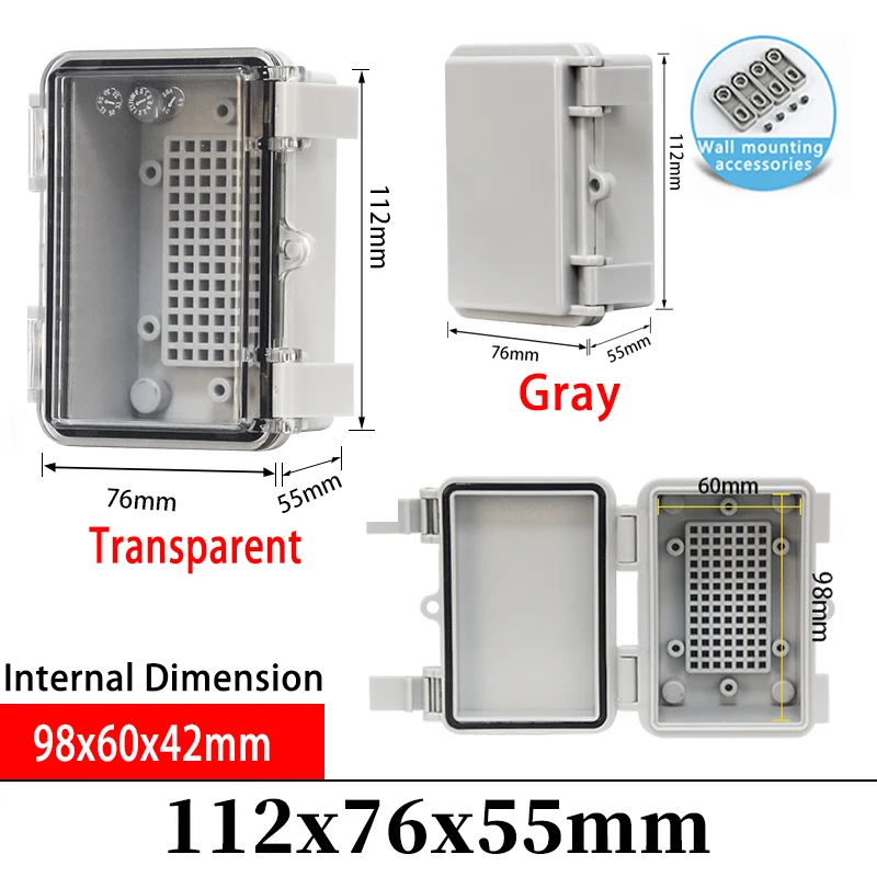 IP66 водонепроницаемая распределительная коробка ABS пластик